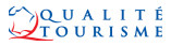 Logo de la marque "Qualité Tourisme", promouvant des établissements respectant des critères de qualité en France.